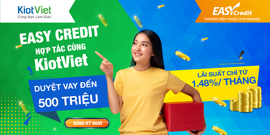 EASY CREDIT HỢP TÁC CÙNG KIOTVIET RA MẮT: “GÓI VAY LÃI THẤP - NÂNG CẤP KINH DOANH”