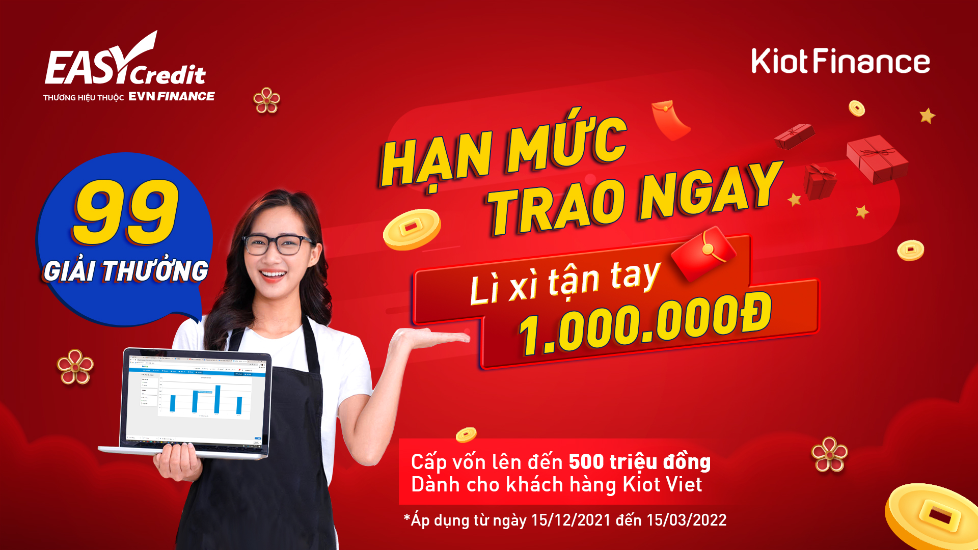 Kinh doanh may mắn, phát lộc – phát tài đầu năm cùng EASY CREDIT (thương hiệu thuộc EVNFinance)